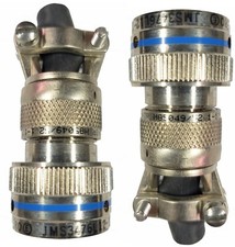 Lot 2x Conesys Aero-Electric JMS3476L12-10S MTX 1021 Miltary Aircraft Connector picture
