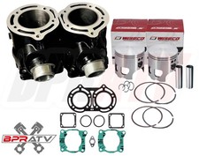 Banshee Stock Standard Bore Rebuild Kit 64mm Cylinders Pistons Top End Parts Kit picture