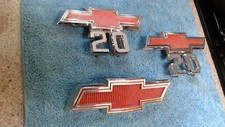  1960's 1967 68 Chevy Truck Parts Emblems Badges Trim Exterior Original Vintage  picture