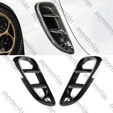 For 16-25 Porsche 718 Cayman Boxster Full Carbon Fiber Side Air Vent Intake Trim picture