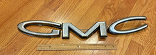 HUGE Vintage GMC SIGN Grill Emblem Letters NAMEPLATE #2385874 MEASURES 21 INCHES picture