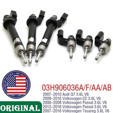 OEM 3X Upper + 3X Lower Fuel Injectors For Volkswagen VW CC Passat Audi Q7 3.6L picture