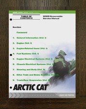 2005 SNOWMOBILES Service Manual Fits ARCTIC CAT 2 & 4-Stroke Vol. I & II 2257148 picture