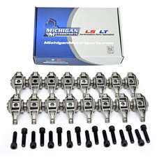 Gen V LT1 Rocker Arms with Bronze Bushing Trunions Installed 5.3 6.2 LT4 L83 L86 picture