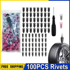 ✅100Pcs✅Tire Repair Rubber Nails Tyre Puncture Repair Screws Kit. picture