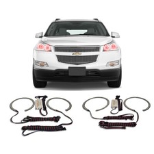Bright Red Angel Eye Headlight Halo kit for Chevrolet Traverse 09-12 picture