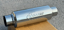 AUTHENTIC Jones Exhaust Turbine Muffler / Resonator - 304 Stainless Steel - 2.5