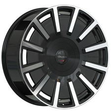 26'' inch Giovanna Panik Gloss Black wheels fit Escalade IQ Sierra XL Hummer EV picture