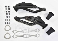 1955-1957 Chevrolet headers black coated picture