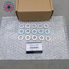 NEW  Set of 15 Aluminum Oil Drain Plug Gaskets For Mazda 9956-41-400 picture