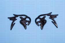 Gloss Black HELLHAWK Fits Jeep TrackHawk Grand Cherokee Emblem Badge picture