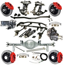 RIDETECH COILOVER,4-LINK KIT,CURRIE REAR END,WILWOOD DISC BRAKES,13