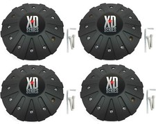 4 PACK - KMC XD Series Wheel Center Cap Matte Black FITS ALL XD778 Monster picture