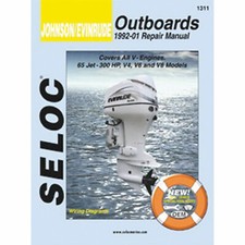 Seloc 18-01311 Marine Manual Johnson/Evinrude 1992-2001 Outboard V4 V6 V8 picture