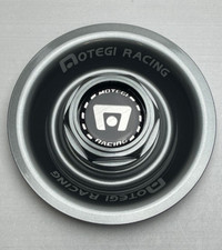 USED Motegi Racing FF7 Gun Metal Gray Thread In Wheel Center Cap 2237140306 picture