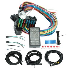 12-14 Circuit Universal Wiring Harness Muscle Car Hot Rod Street XL Wires New picture