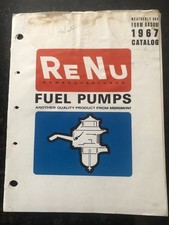 Vintage 1967 ReNu Fuel Pump Cat.  Weatherly 604 Form 4430M -20 Informative Pages picture