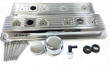 1987-00 Chevy Vortec GMC 305 5.0 & 350 5.7 Valve Covers Complete Kit All Chrome picture