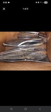 Vintage OEM Stainless Steel Automotive Trim Molding Lot – Mixed Pieces – Unknown picture