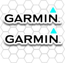 Garmin Black letters Graphics Marine Decals Professional Vinyl picture
