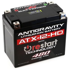 Antigravity ATX-12 RE-START Lithium Battery 480CA 16Ah Motorcycle Powersport picture