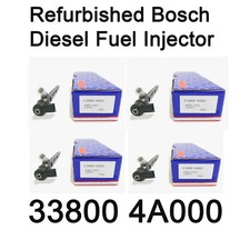 33800 4A000 Refurbished CRDI Diesel Fuel Injector 4Pcs for Hyundai Kia picture