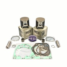 72mm STD SPI Single Ring Pistons Gaskets 2005-2008 Ski-Doo 600 HO SDI MXZ GSX picture