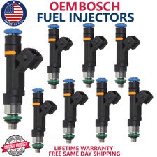 NEW x8 OEM BOSCH Fuel Injectors For 2003, 2004 Ford F-150 5.4L V8 #0280158044 picture
