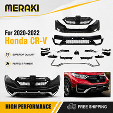 Complete Front Bumper Cover Kit W/ Grille & Fog Lights For 2020-2022 Honda CR-V picture