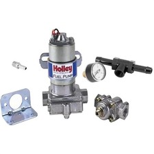 Holley 12-802-1 Blue Electric Fuel Pump/Press Gauge, 5945 Fitting picture