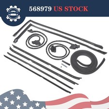For 81-88 Regal Cutlass Weatherstripping Seal Kit Roof Rail& Door Rubber Seal picture
