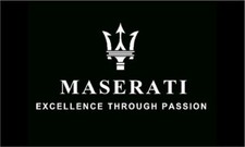 Maserati Racing 3x5 Ft Banner Flag Car Racing Show Garage Wall Workshop picture