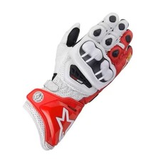 Alpinestars GP-PRO Men's Long Leather Racing Motorcycle Gloves - Red picture
