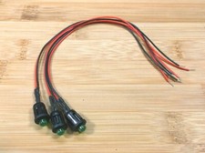 3 BBT Marine Grade 12 volt Green LED Mini Push-In Courtesy Lights  picture
