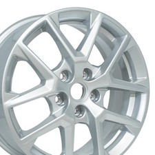 Single(1) OEM CV55 17x7 Gloss Silver Rim 5x115 41ET picture