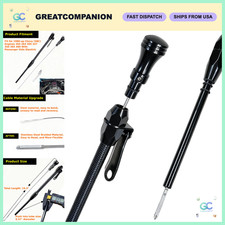 Flexible Stainless Steel Braided Engine Oil Dipstick for Chevy SBC 265-400 Gen 1 picture