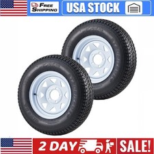 2pack ST205 75D14 Tire ST205/75D14 Trailer Tires with 14