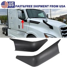 For 2018-2023 Freightliner New Cascadia LH&RH Side Black Door Mirror Arm Cover picture