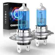 PAIR Super Bright H7 Halogen Headlight Bulbs Conversion Kit High Low Beam White picture