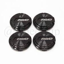 Rays Gram Lights Center Cap Black/Black for 57CR / 57DR (set of 4 caps) picture