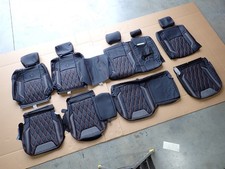 2019-2026 RAM 2500 Crew Cab Laramie Power Wagon Alea Black Leather Seat Covers picture