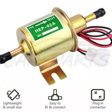 12V Electric Fuel Pump HEP-02A Universal Inline Low Pressure Gas Diesel HEP-02A picture