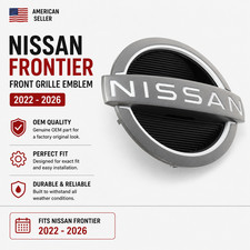 USA SALE 🔥 Frontier Nissan 2022-2026 Front Grille Emblem 62890-9BU1A, OEM picture