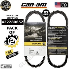 2 Pack Genuine Can-Am 422280652 OEM Clutch Drive Belts for Maverick X3 Turbo RR picture
