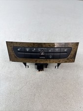 07-09 Mercedes W211 E350 E550 Seats Hazard Door Lock Switch Panel Birds Eye OEM picture