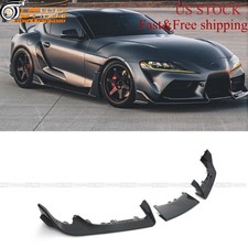 For 2020-26 GR Supra A90 A91 Carbon Fiber Look Front Bumper Lip Splitter picture