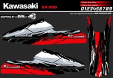 Kawasaki 650sx jetski - Set Decal / Graphics / Stickers picture
