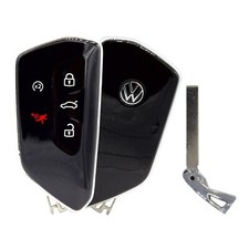 Oem 2022-2027 VW Volkswagen Atlas Smart Key Fob Remote Start 5 Butt Uncut Blade picture