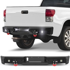 Full Width Rear Bumper W/LED Lights &D-rings For Toyota Tundra 2007-2013 Offroad picture