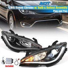 For Chrysler Pacifica 2017-2020 HID/Xenon w/ LED DRL Headlights Assembly w/ Bulb picture